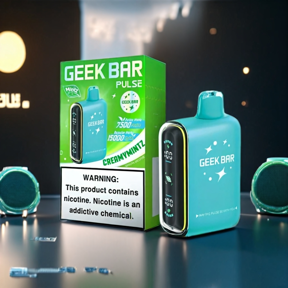 Geek Bar Pulse 15000 Puffs Belgique Grossiste Menthe 16ML 650 mAh