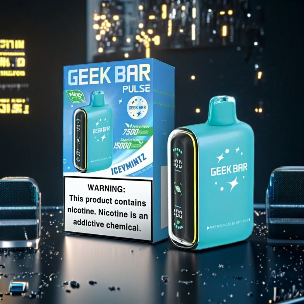 Geek Bar Pulse 15000 Puffs Belgique Grossiste Menthe 16ML 650 mAh