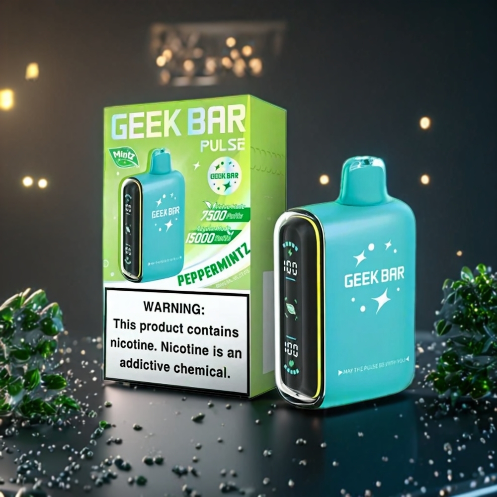 Geek Bar Pulse 15000 Puffs Belgique Grossiste Menthe 16ML 650 mAh