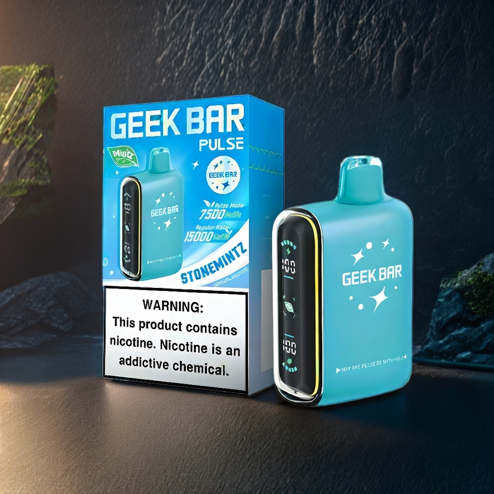 Geek Bar Pulse 15000 Puffs Belgique Grossiste Menthe 16ML 650 mAh