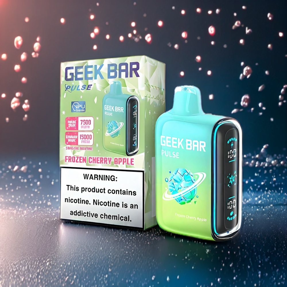 Geek Bar Pulse 15000 Puffs Belgique Grossiste Édition Glacée avec 16ML et 5 de Nicotine