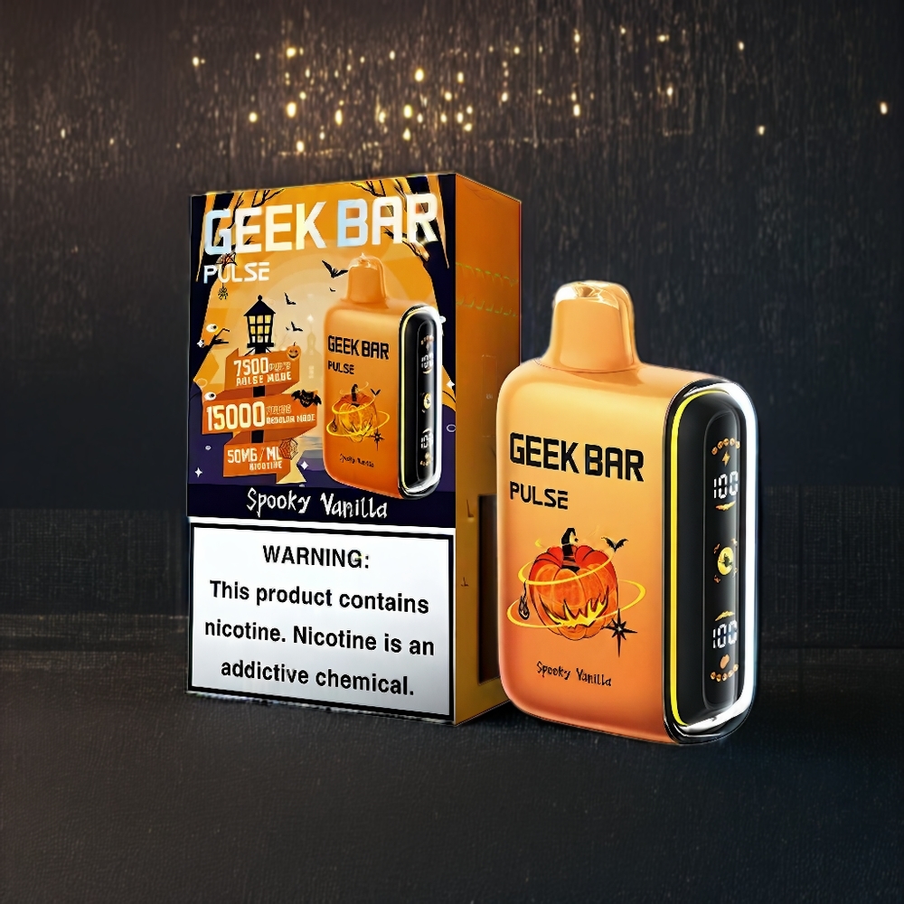 Geek Bar Pulse 15000 Puffs Halloween Édition Belgique Grossiste 16ML 5 Nicotine