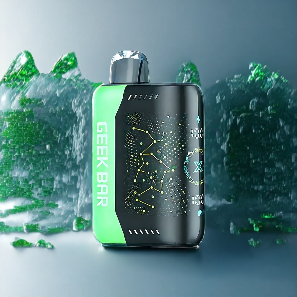 Geek Bar Pulse X 25000 Puffs 0 Nicotine 18mL Belgique Grossiste avec Écran Courbé 3D et Recharge USB Type-C