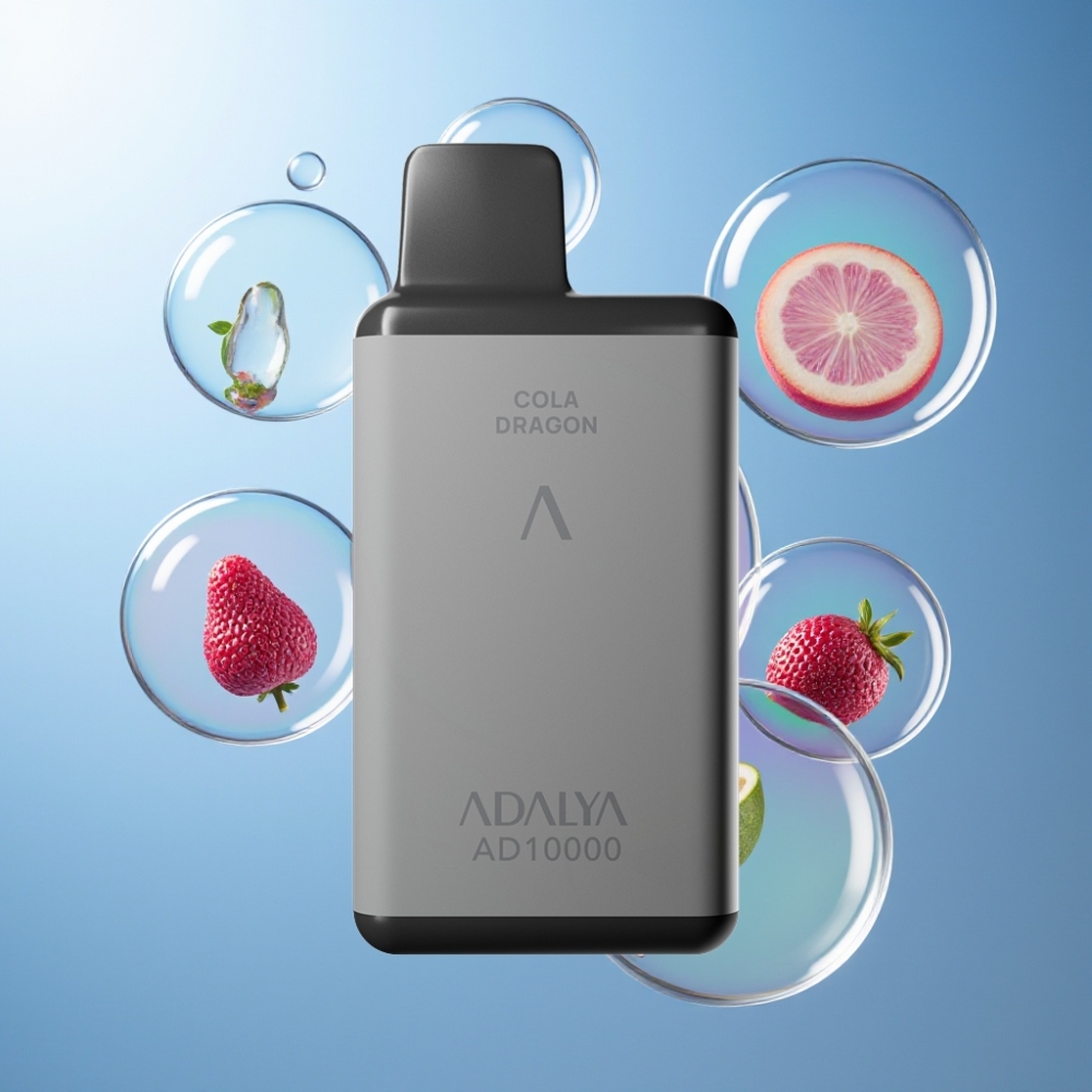 Glace Bleue Adalya AD 10000 Puffs Belgique Grossiste Rechargeable USB-C 14 ml