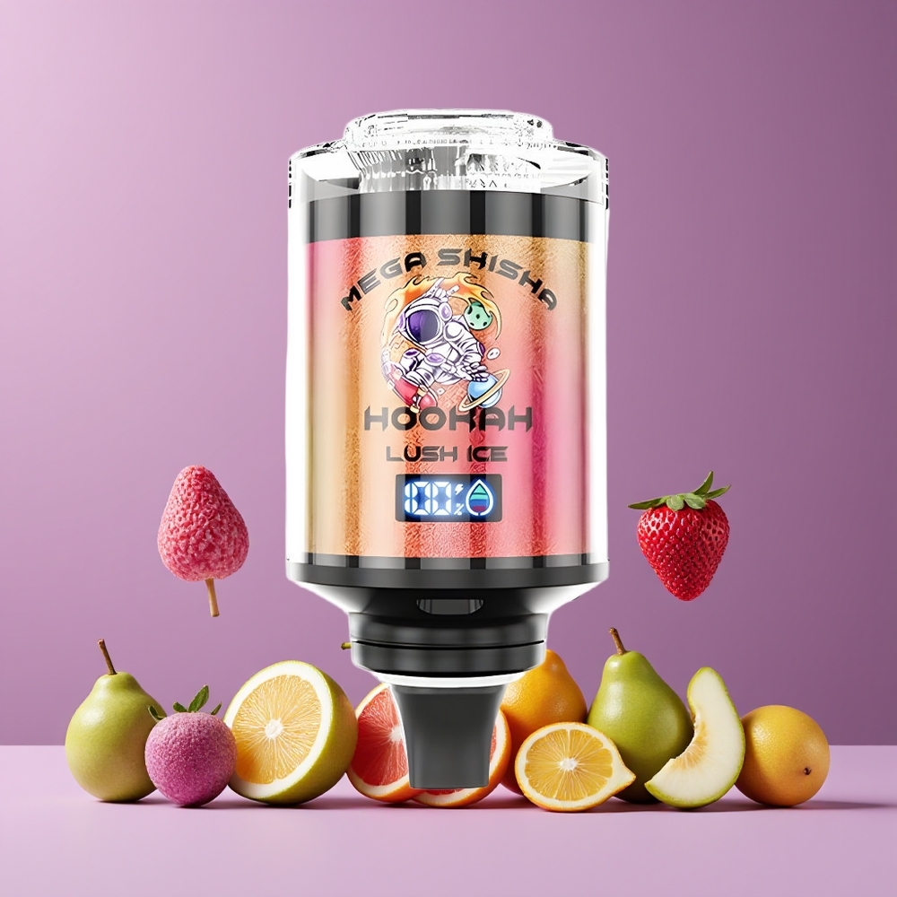 Glace Juteuse JNR Mega Shisha Hookah 100K 100000 bouffées Belgique Grossiste Type-C recharge rapide