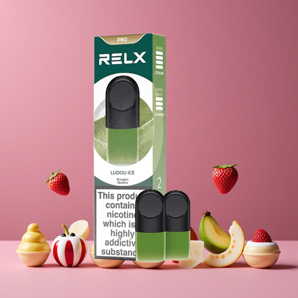 Glace Ludou RELX Pod Pro 2 Bouches Belgique Grossiste 19 ml Expérience Ultra Douce