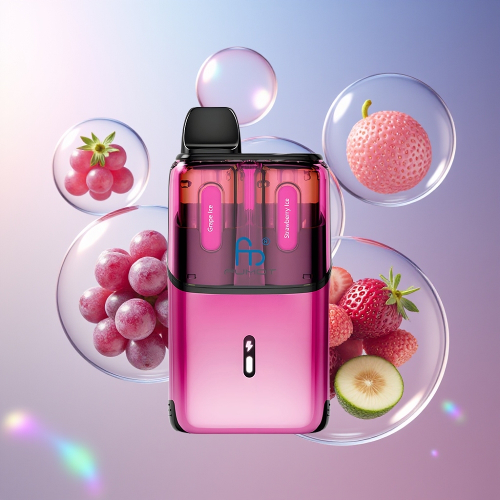 Glace Raisin  Glace Fraise Fumot Ultra 32000 Puffs Belgique Grossiste 800mAh Mesh Coil