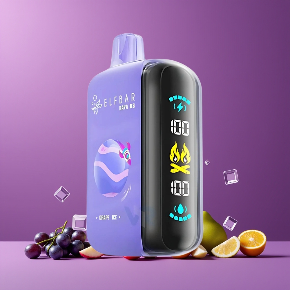Glace Raisin ELF BAR RAYA D3 25000 Puffs 23ml 850mAh Belgique Grossiste