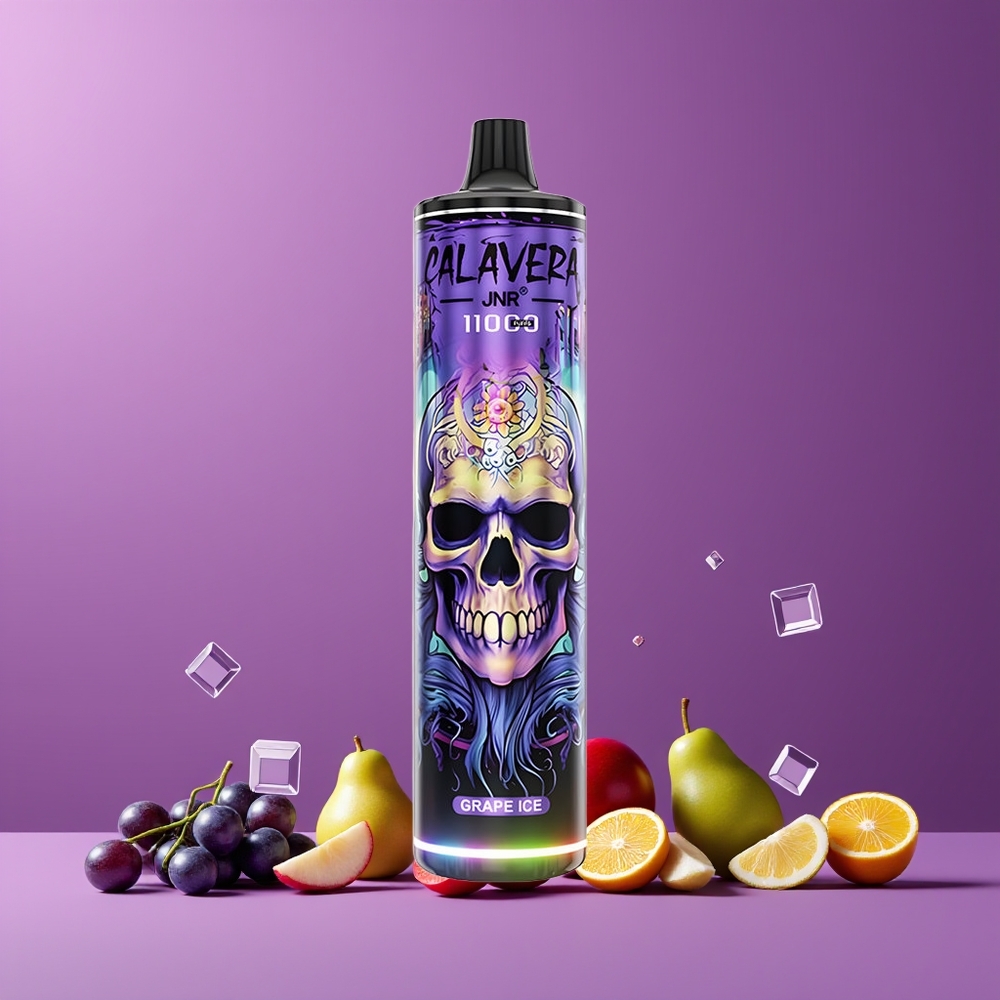Glace Raisin JNR Calavera 11000 Puffs Belgique Grossiste 21ml 025