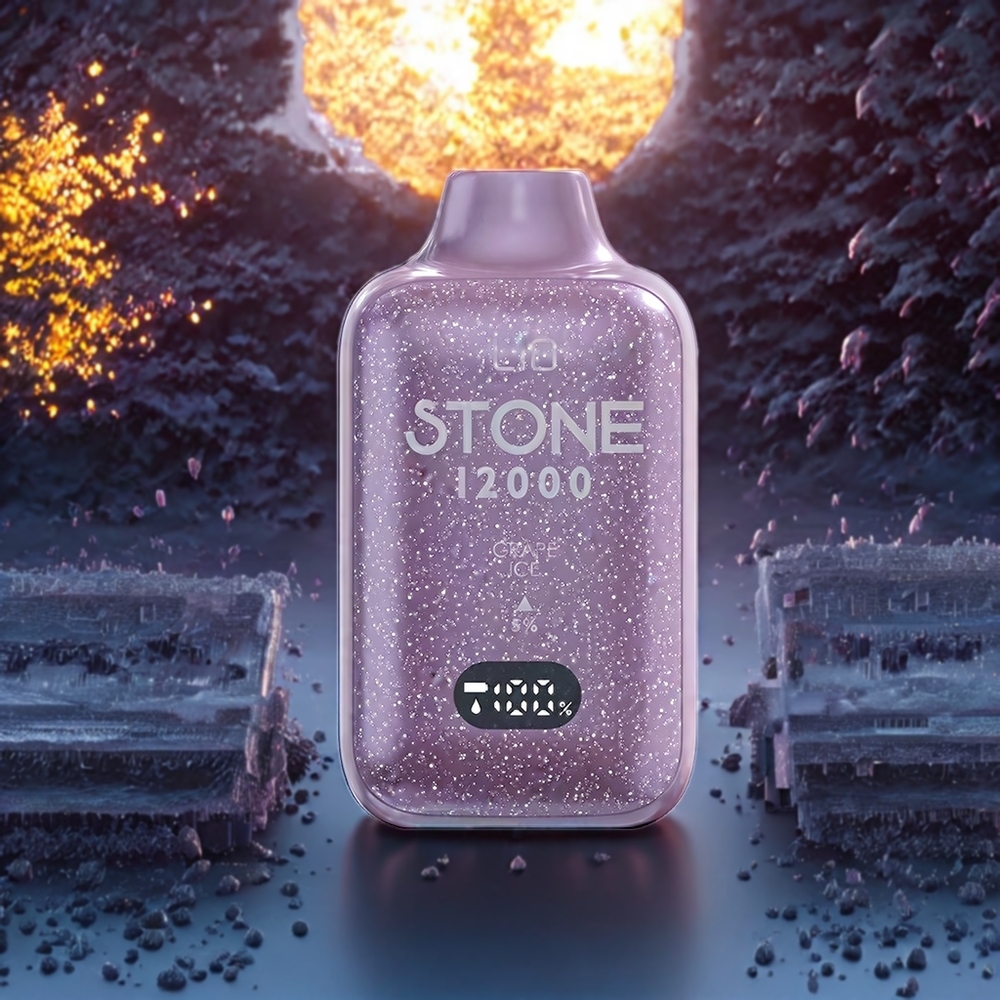 Glace Raisin LIO Stone 12000 Puffs 18ML Belgique Grossiste 550mAh Type-C
