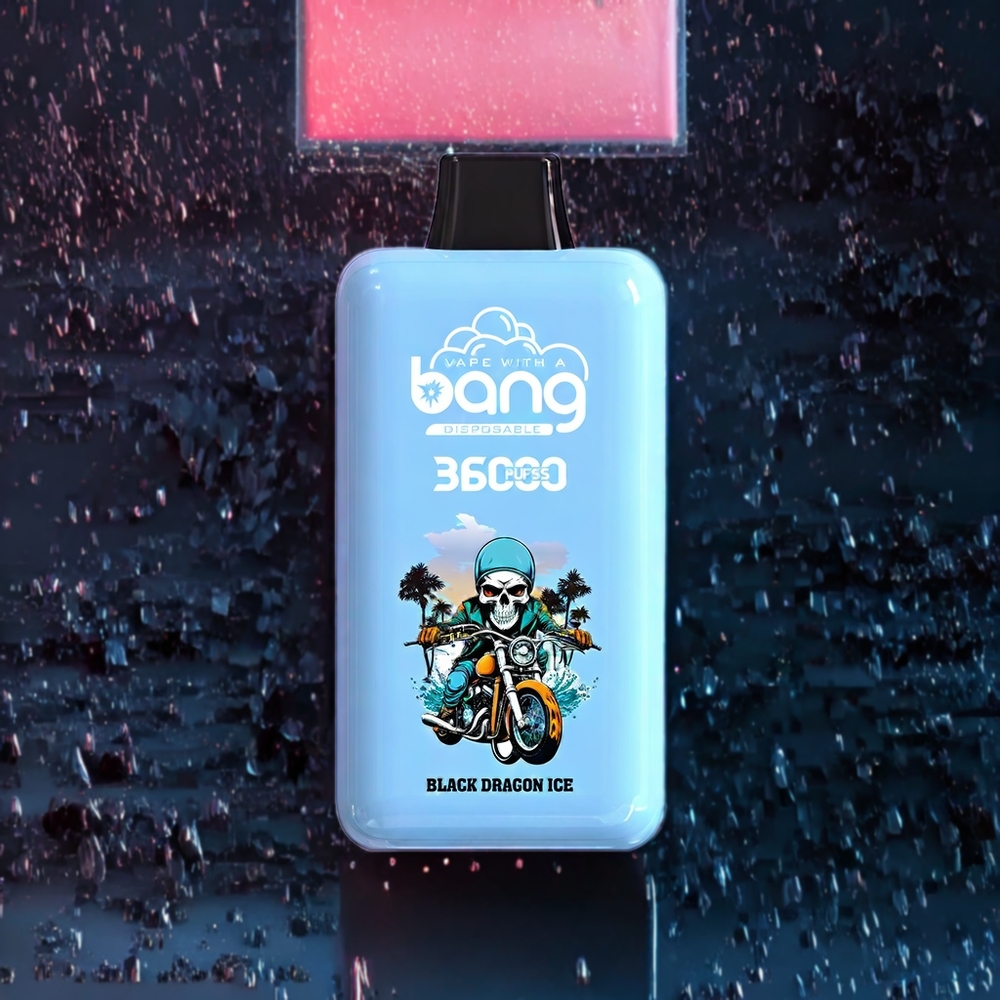 Glace de Dragon Noir Bang Power 36000 Puffs Belgique Grossiste 36ml 5
