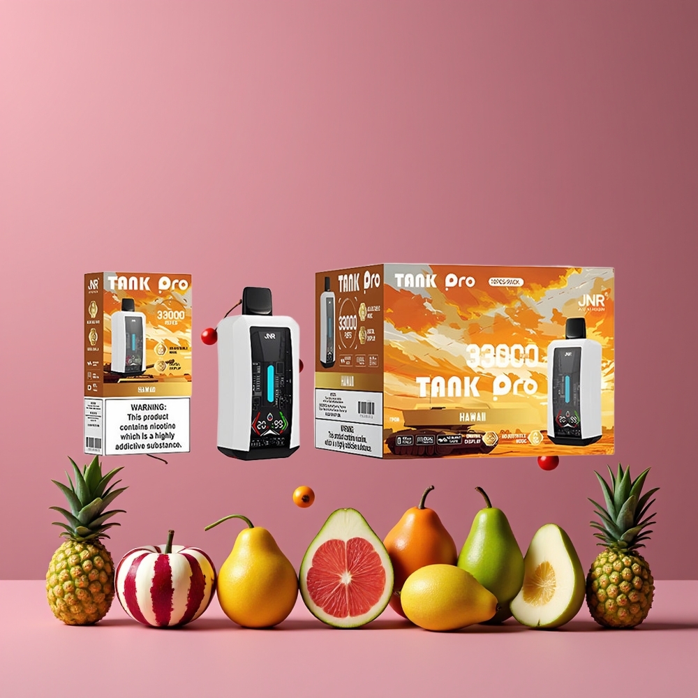 Hawaii JNR Tank Pro 33000 Puffs 28ml Belgique Grossiste Dual Mesh Coil