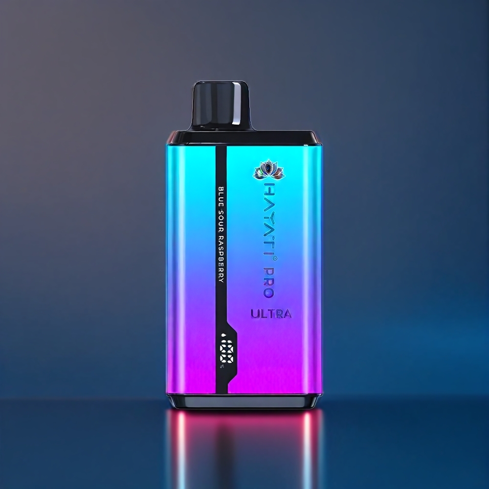 Hayati Pro Ultra 15000 Puffs Belgique Grossiste - 850mAh  2 12ml - Bleu Framboise Acidulée