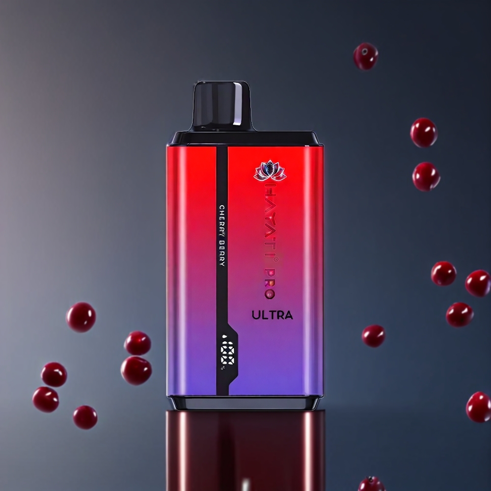 Hayati Pro Ultra 15000 Puffs Cerise Baies Belgique Grossiste 850mAh 24ml