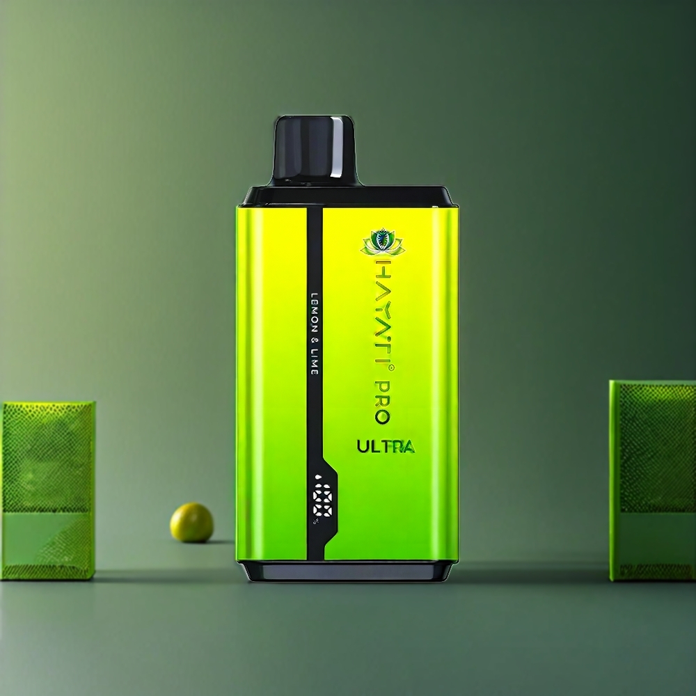 Hayati Pro Ultra Belgique Grossiste 15000 Puffs 24ml Citron  Citron Vert