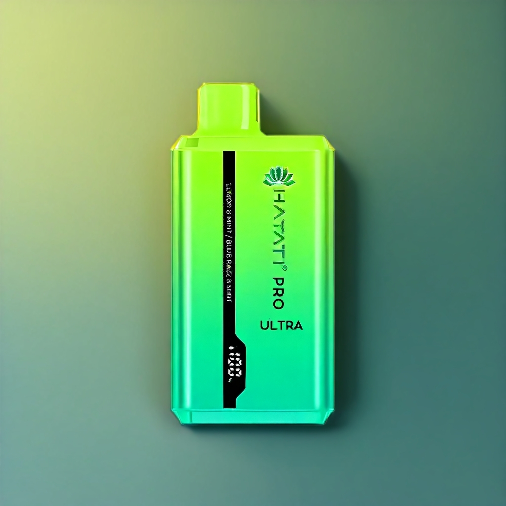 Hayati Pro Ultra Belgique Grossiste 15000 Puffs 24ml Citron  Menthe Blue Razz  Menthe