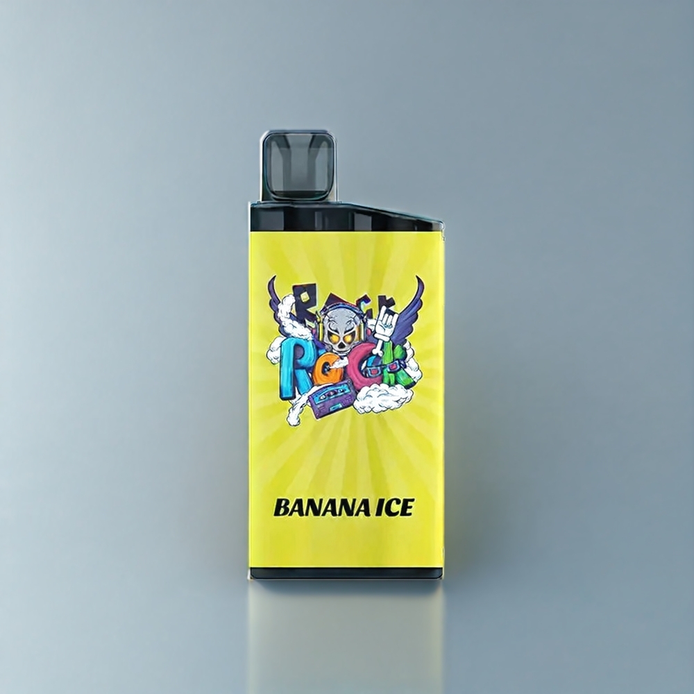 Iget Bar 3500 Puffs Banane Glacée Vape Belgique Grossiste 1400 mAh 12 Ohm Mesh Coil