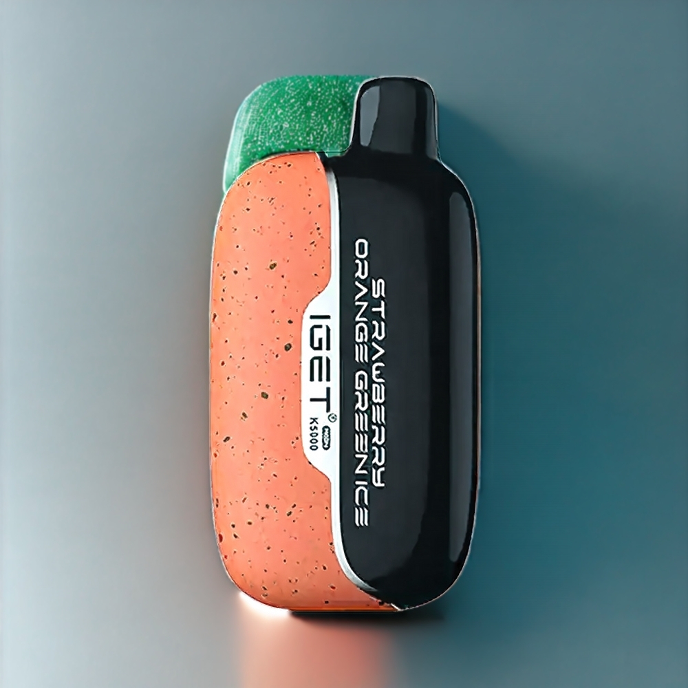 Iget Moon K5000 Puffs Vape Fraise Orange Glace Verte Belgique Grossiste - 5000 Puffs 815 g