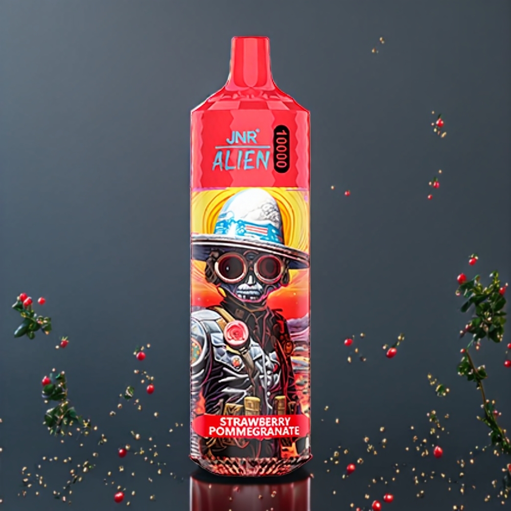 JNR Alien 10000 Puffs Belgique Grossiste 850mAh LED Fraise Grenade