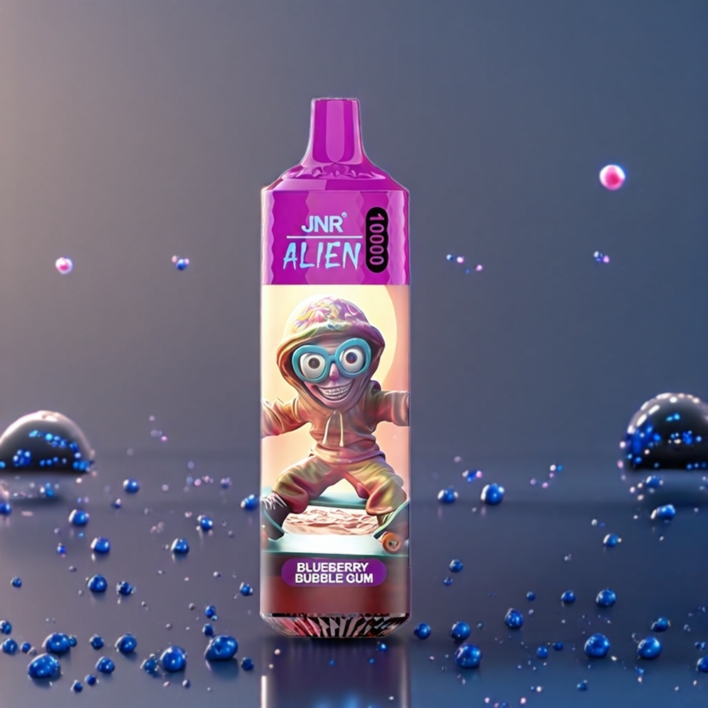 JNR Alien Belgique Grossiste 10000 Puffs 850mAh Type-C Bleu Bubble Gum