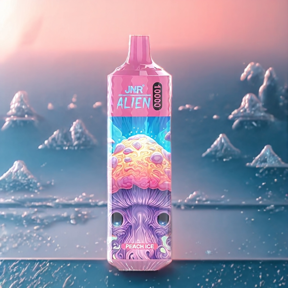 JNR Alien Belgique Grossiste 10000 Puffs Pêche Glacée avec LED RGB et 850mAh
