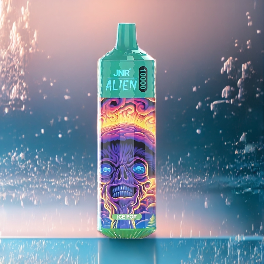 JNR Alien Belgique Grossiste 10000 Puffs Vape Ice Pop avec LED RGB et 20ml E-liquide