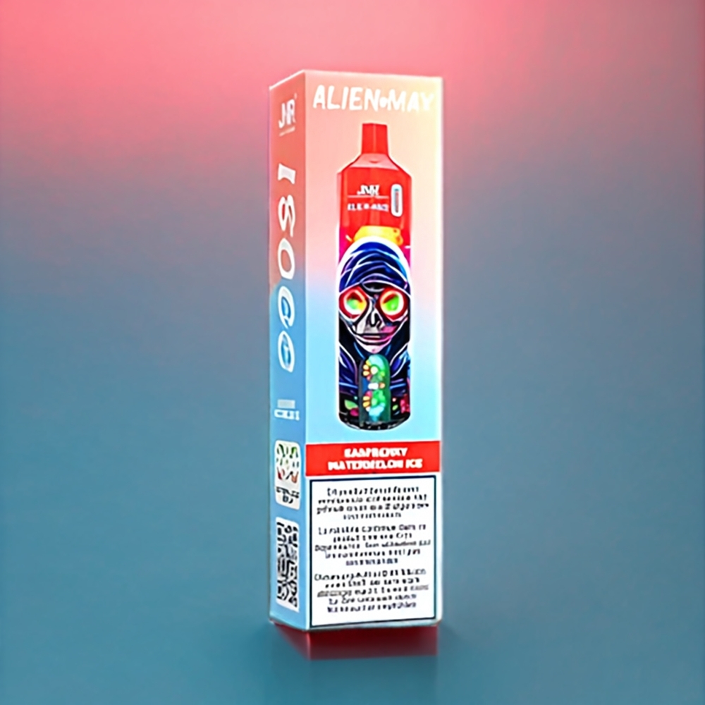 JNR Alien Max Belgique Grossiste 18000 Puffs - Smart LED Display  28ml E-liquide - Framboise Pastèque Glacée