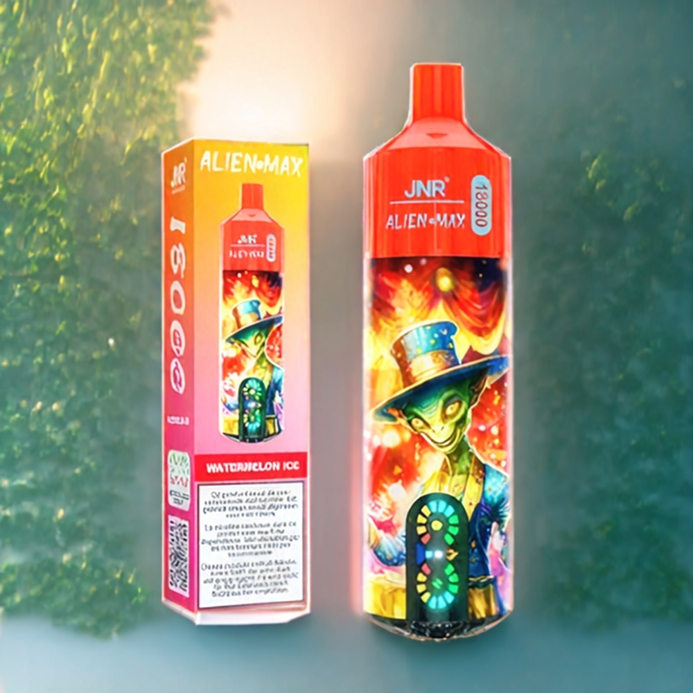 JNR Alien Max Belgique Grossiste 18000 Puffs Vitamine Glacée 28ml  Double Mesh