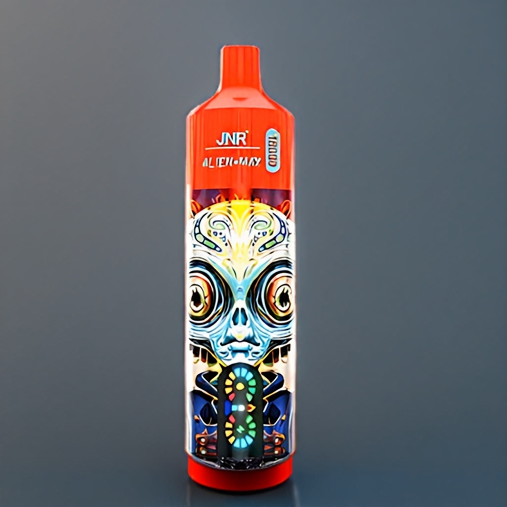 JNR Alien Max Belgique Grossiste avec Double Mesh Coil et Affichage LED - Fraise Framboise Cerise