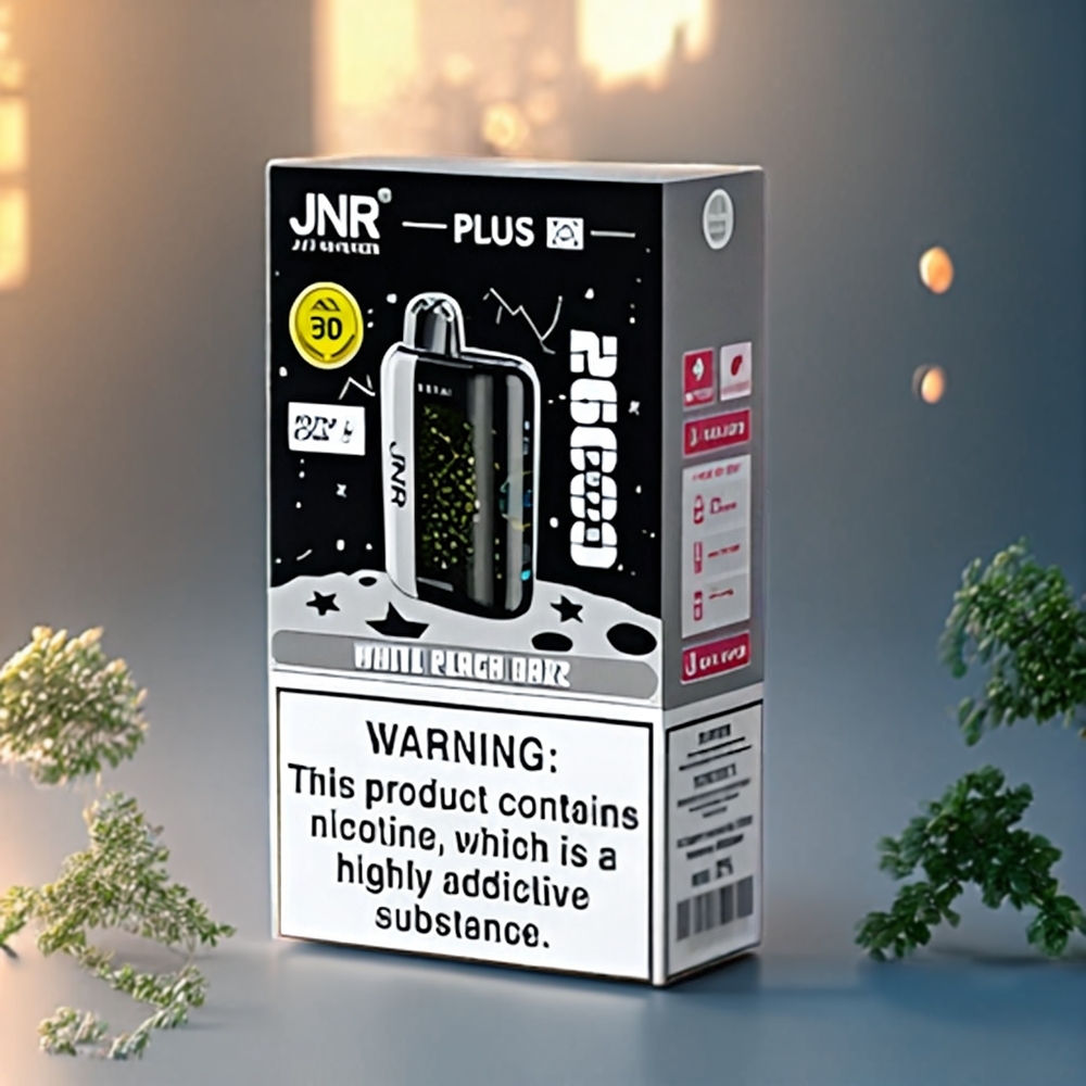 JNR Plus-X 26000 Puffs Belgique Grossiste 850 mAh Type-C Pêche Blanche Framboise
