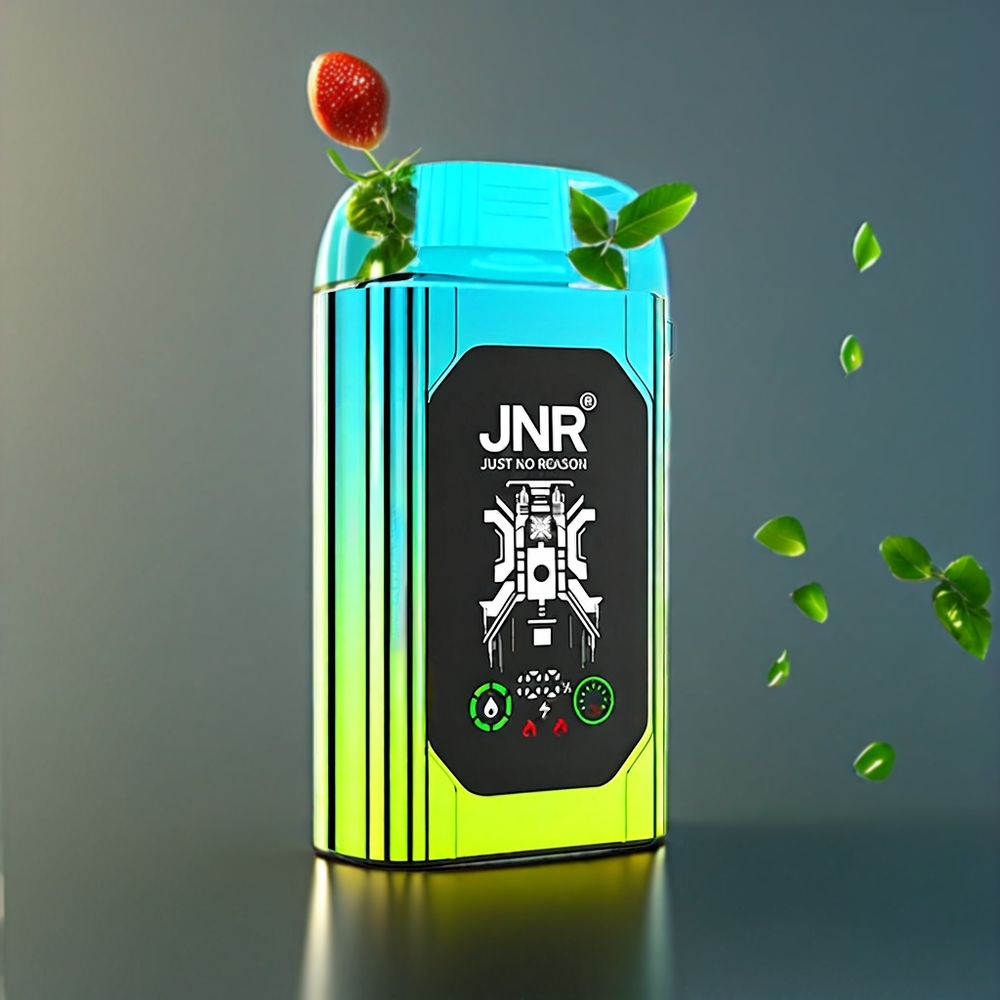 JNR Shisha Box Belgique Grossiste 20500 Puffs et 25ml Fraise Kiwi avec Type-C et Dual Mesh Coil