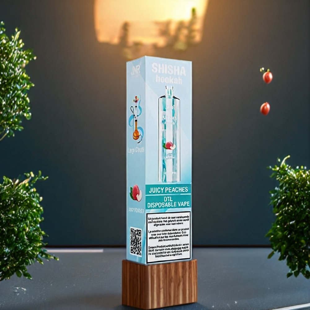 JNR Shisha Hookah Belgique Grossiste 12000 Puffs 24ml Pêches Juteuses