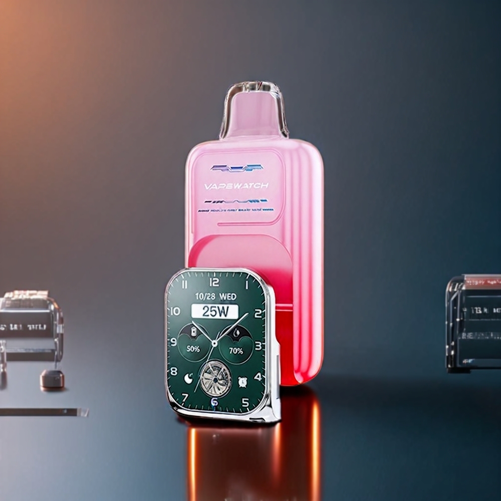 JNR Vape Watch 30000 Puffs Belgique Grossiste 1000mAh Type-C Quick Charge Pêche de Géorgie