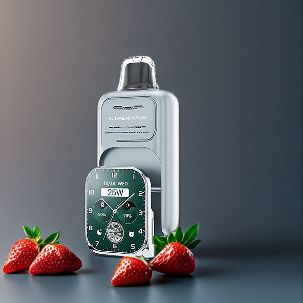 JNR Vape Watch Belgique Grossiste 30000 Puffs 1000mAh Fraise Glace