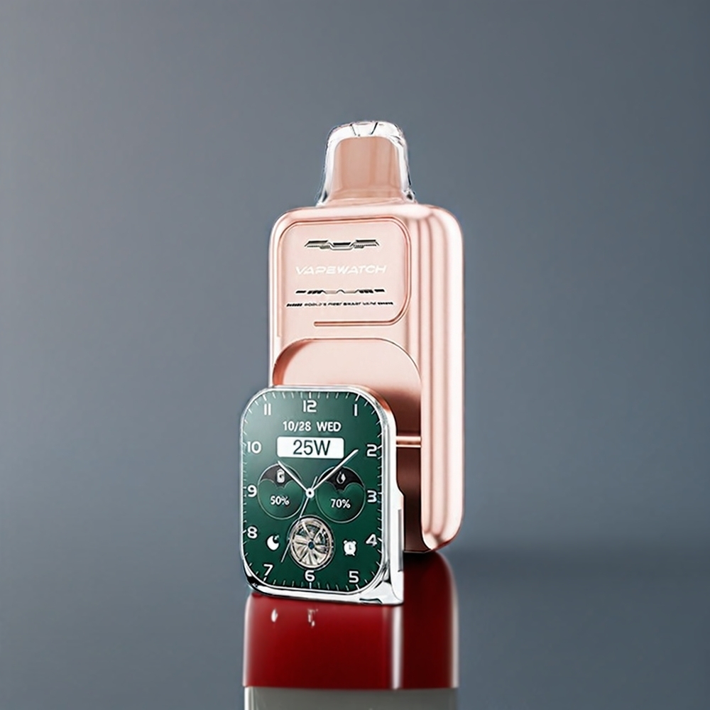 JNR Vape Watch Belgique Grossiste 30000 Puffs 1000mAh Type-C Quick Charge Fraise Banane
