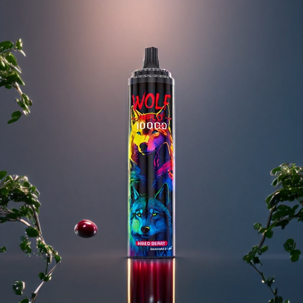 JNR Wolf 10000 Puffs Belgique Grossiste Coil 10 Ohm Baies Mixtes 20ml Type-C
