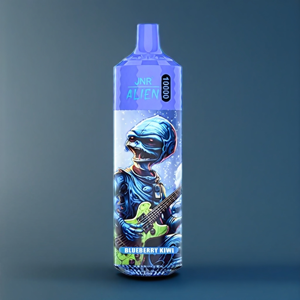 Jnr Alien 10000 Puffs Belgique Grossiste - 850mAh Type-C Charge - Myrtille Kiwi