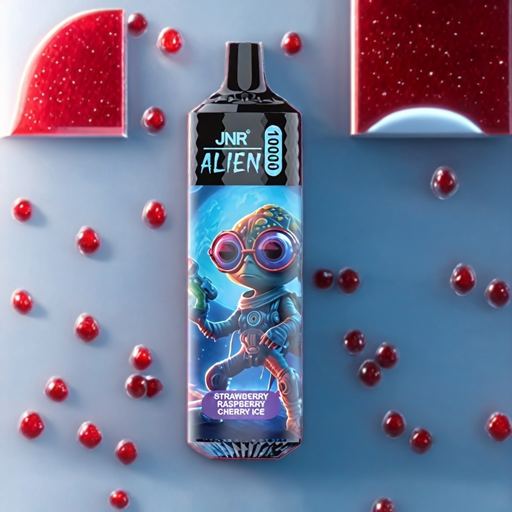Jnr Alien Belgique Grossiste 10000 Puffs 850mAh Type-C Fraise Framboise Cerise Glacée