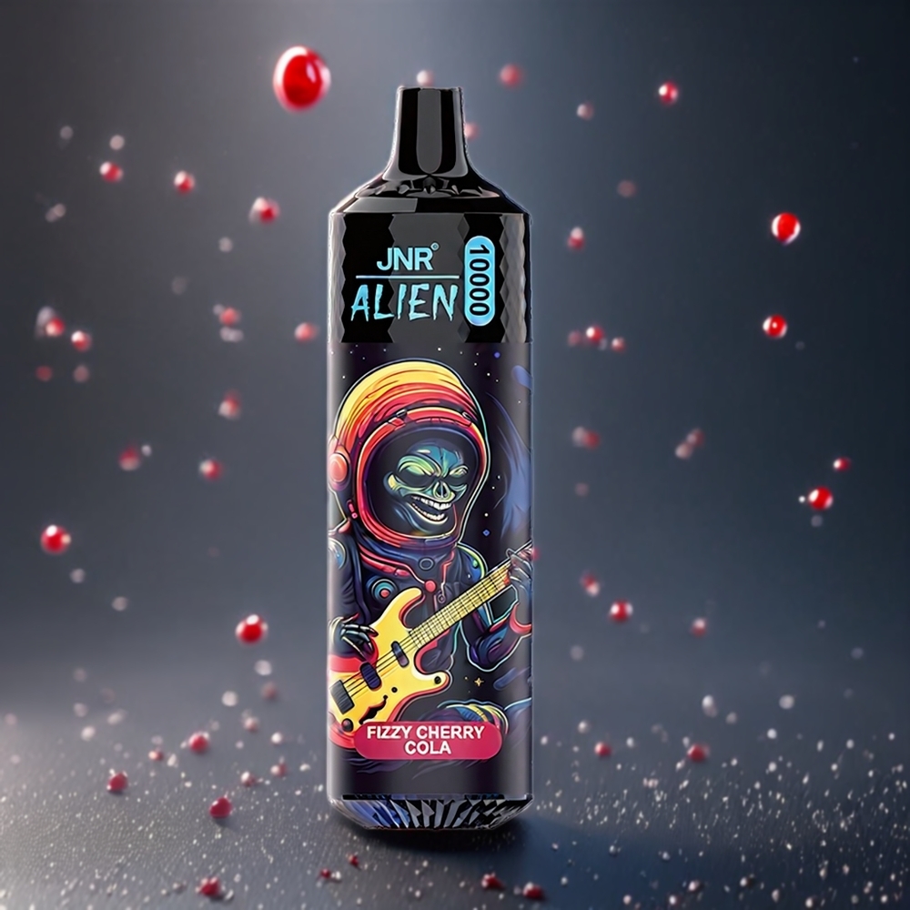 Jnr Alien Belgique Grossiste 10000 Puffs E-liquide 20ml LED Fizzy Cerise Cola