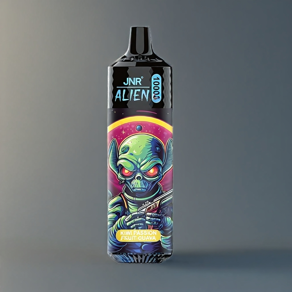Jnr Alien Belgique Grossiste 10000 Puffs Vape Kiwi Fruit de la Passion Goyave 850mAh LED