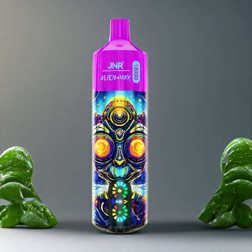 Jnr Alien Max 18000 Puffs Vape Kiwi Passion Fruit Guava Belgique Grossiste avec Dual Mesh Coil  Smart LED Display