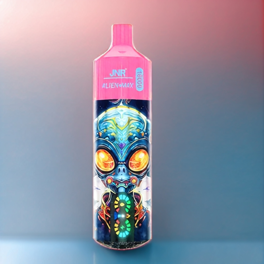 Jnr Alien Max Belgique Grossiste 18000 Puffs Double Coil et Charge Rapide Type-C Fraise Glacée