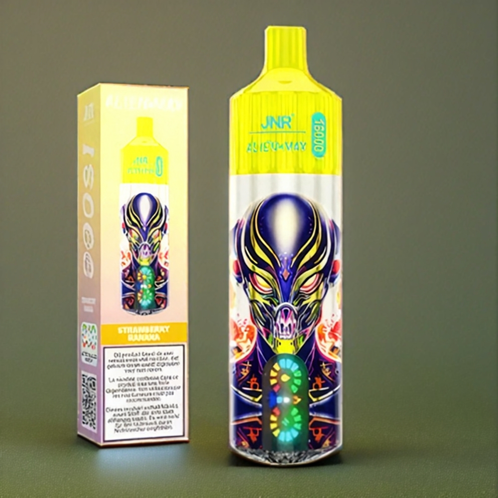 Jnr Alien Max Belgique Grossiste 18000 Puffs Double Mesh et 28ml Fraise Banane Vape