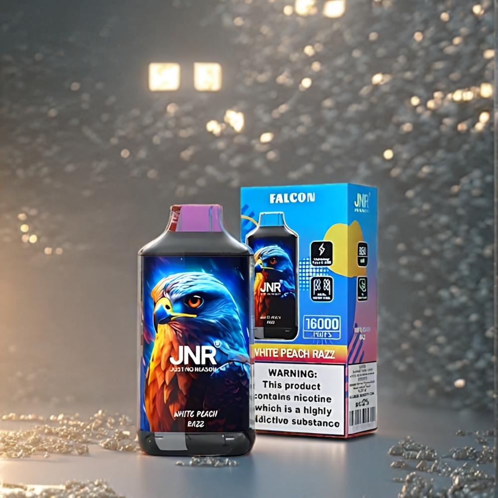 Jnr Falcon Belgique Grossiste 16000 Puffs 850 mAh Pêche Blanche Framboise Vape