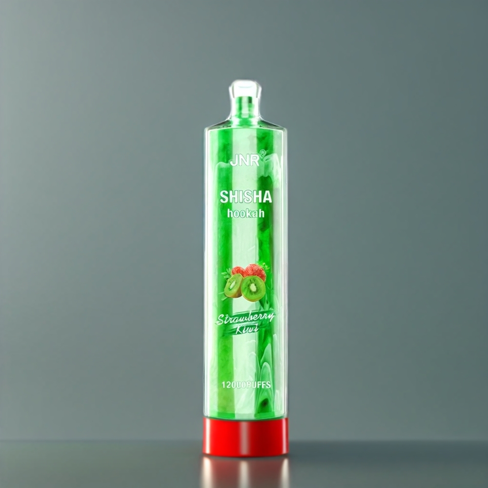Jnr Shisha Hookah 12000 Puffs Belgique Grossiste 750mAh 24ml Fraise Kiwi