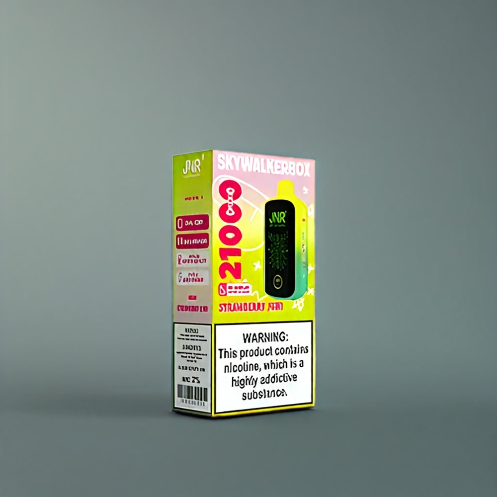Jnr Skywalker Box 21000 Puffs Belgique Grossiste 850 mAh 25ml Fraise Kiwi