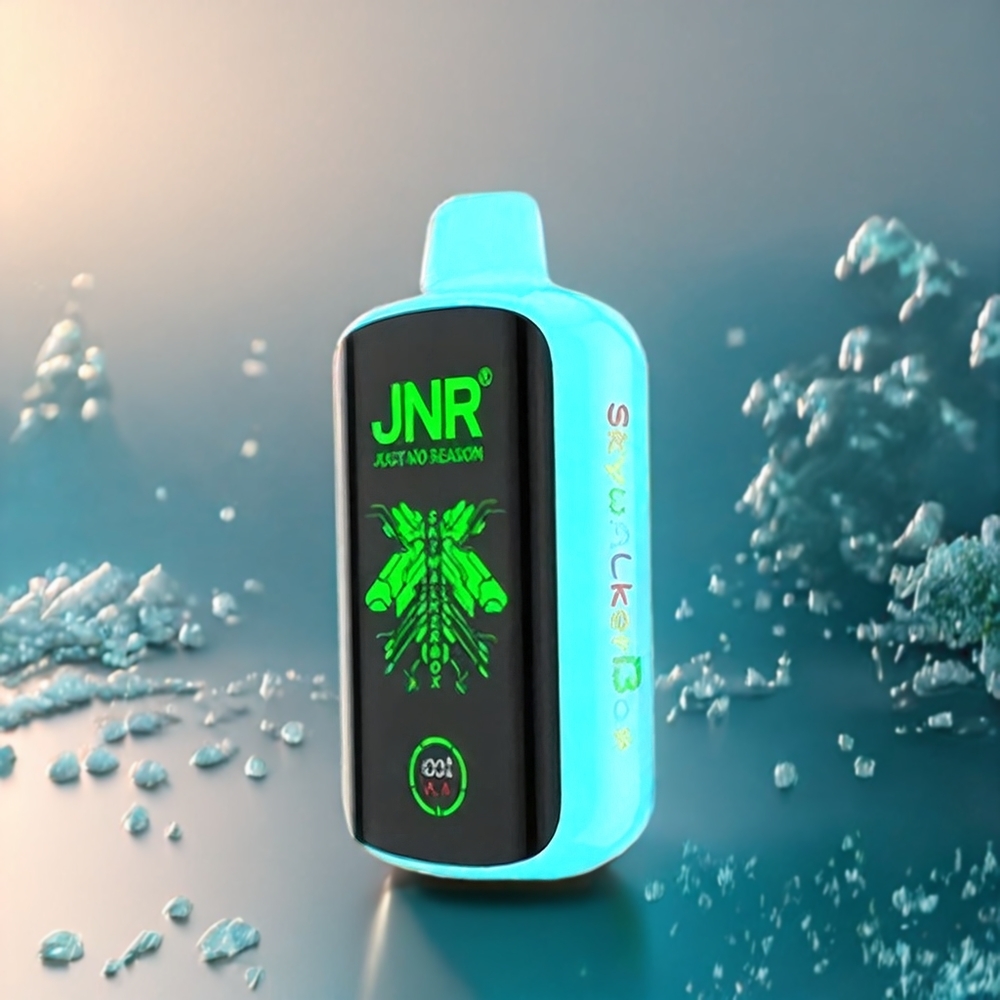 Jnr Skywalker Box Belgique Grossiste 21000 Puffs 850mAh Type-C Vape Pomme Verte Glacée