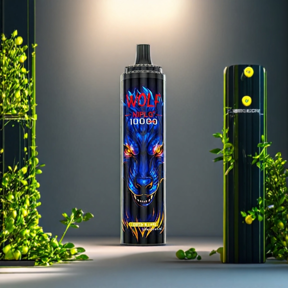 Jnr Wolf 10000 Puffs Belgique Grossiste 20ml 5 Citron  Citron Vert