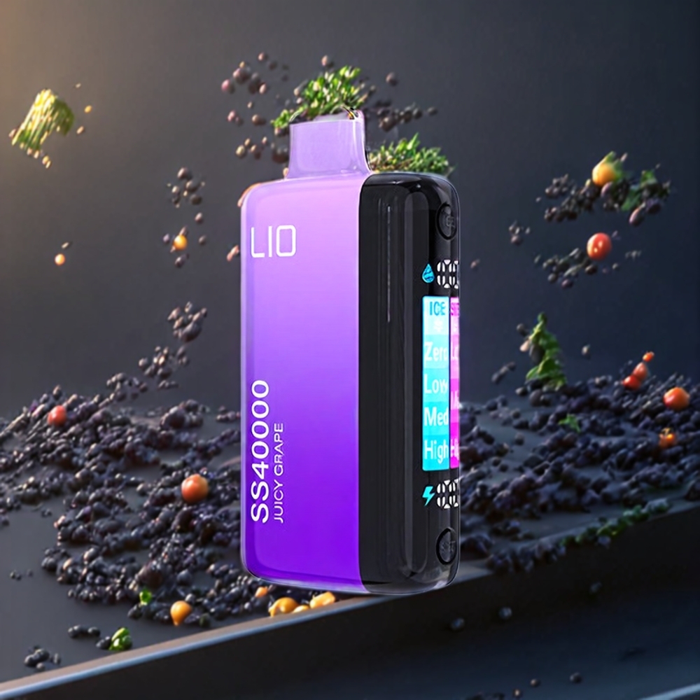 Julcy Raisin IJOY LIO 40000 Puffs Belgique Grossiste 22ML Airflow Réglable