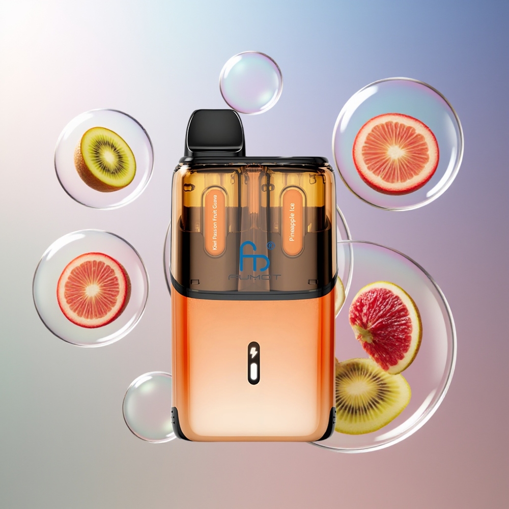 Kiwi Fruit de la Passion Goyave  Ananas Glacé Fumot Ultra T32000 32000 Puffs 24ml Belgique Grossiste